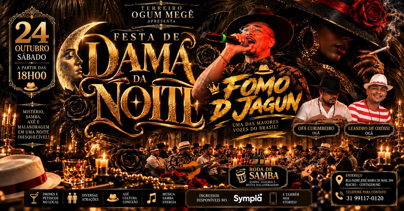 Festa de Dama da Noite | Fomo D Jagun + Roda de Samba - Contagem, MG