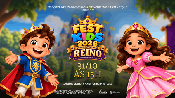 Imagem do evento FEST KIDS - A GRANDE AVENTURA DO REINO
