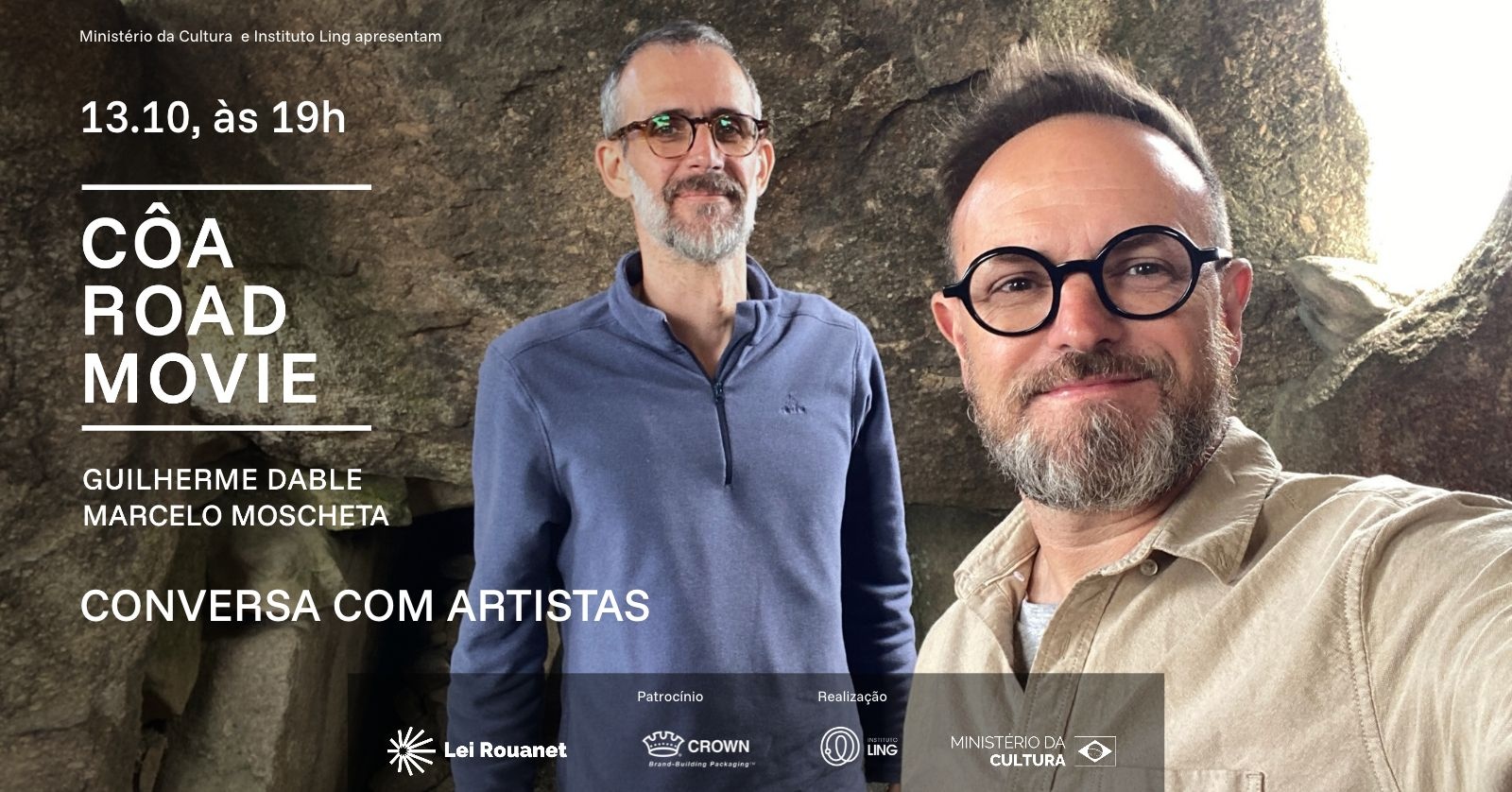 Source image — CONVERSA COM ARTISTAS | EXPOSIÇÃO CÔA ROAD MOVIE