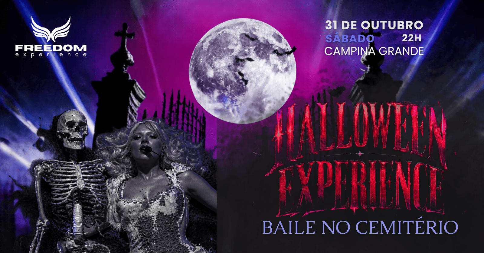 Halloween Experience - Baile no Cemitério