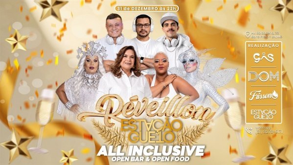 Imagem do evento Réveillon Estação Gueto | All Inclusive | Novo Local