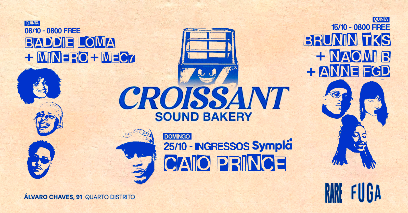 Imagem da fonte — 25.10 | CAIO PRINCE na CROISSANT SOUNDS no FUGA