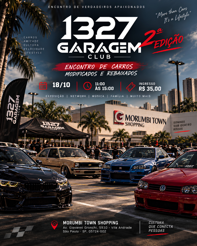 1327 Garagem Club 2° edição - São Paulo, SP