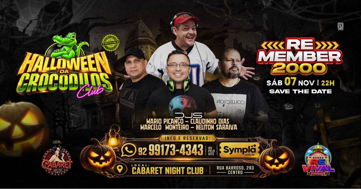 Imagem da fonte — HALLOWEEN DA CROCODILOS CLUB