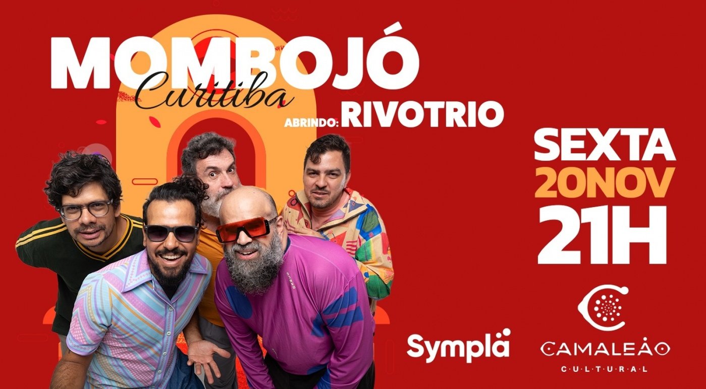 Imagem da fonte — MOMBOJÓ em CURITIBA 20 de Novembro | Lançamento do álbum "Solar"
