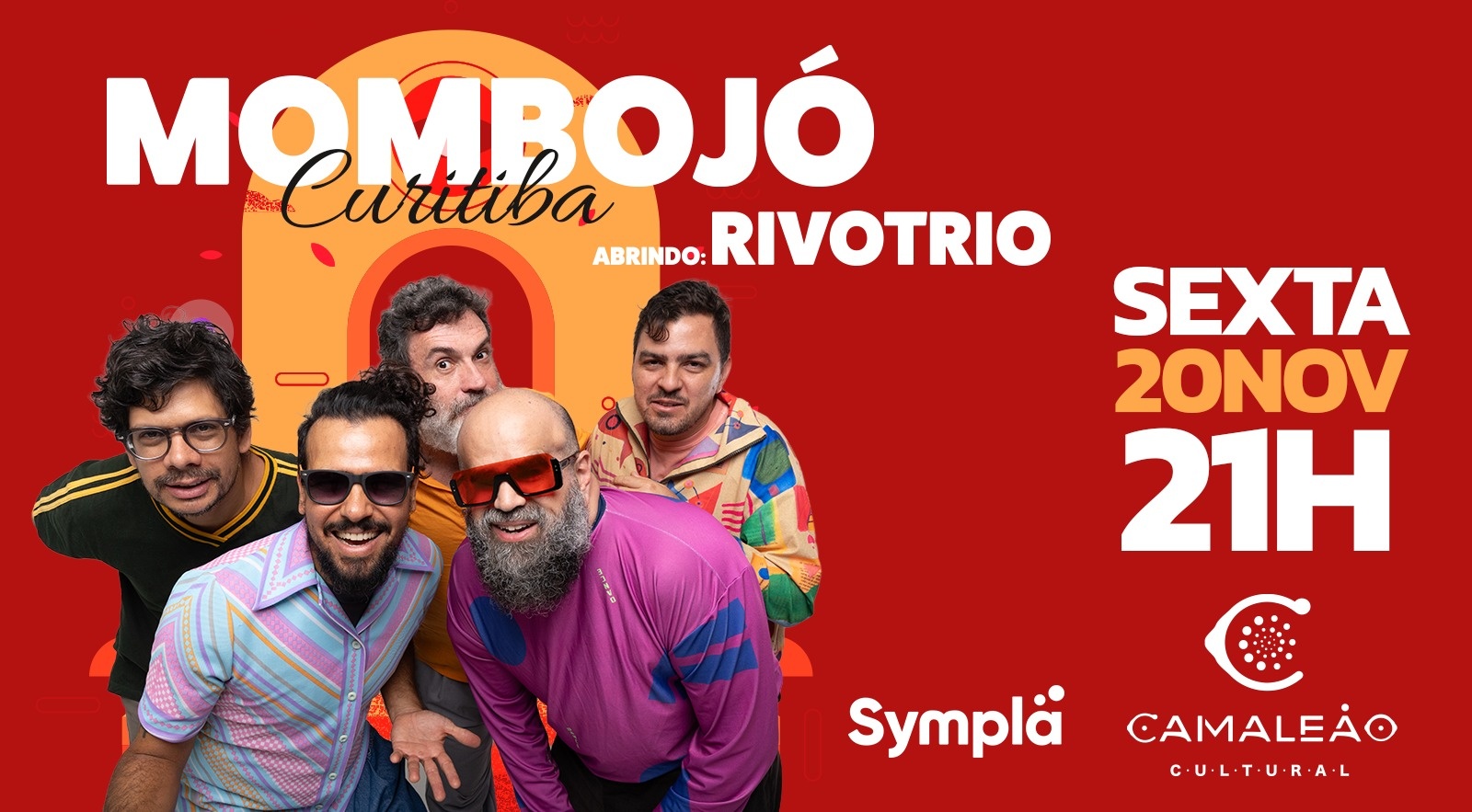 Source image — MOMBOJÓ em CURITIBA 20 de Novembro | Lançamento do álbum "Solar"