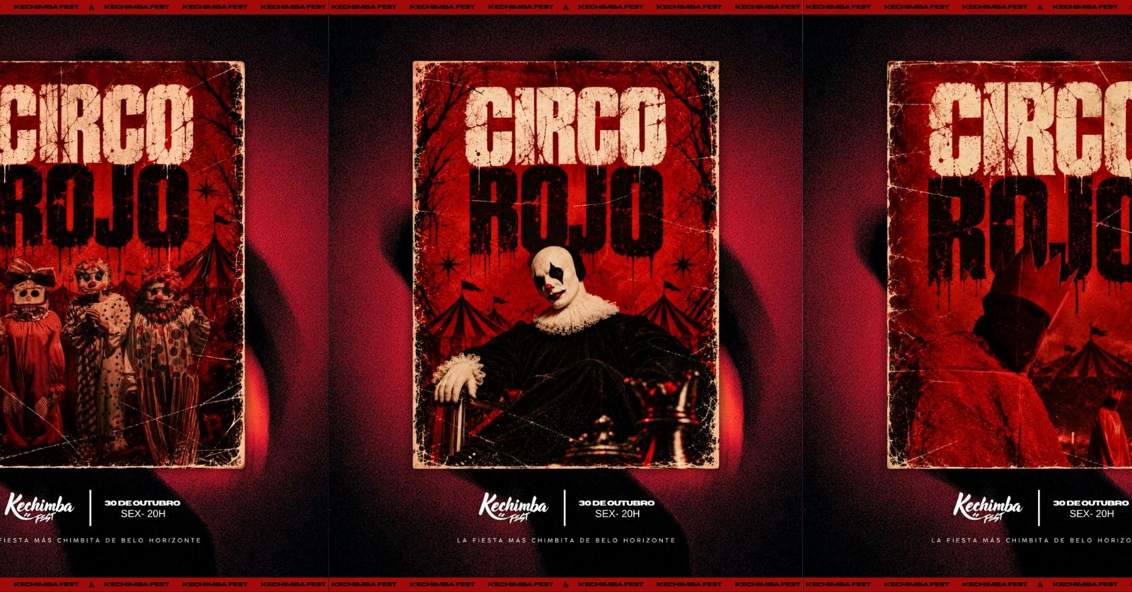 Imagem da fonte — KECHIMBA FEST / HALLOWEEN CIRCO ROJO - SEXTA 30/01 - 20H ÀS 04H
