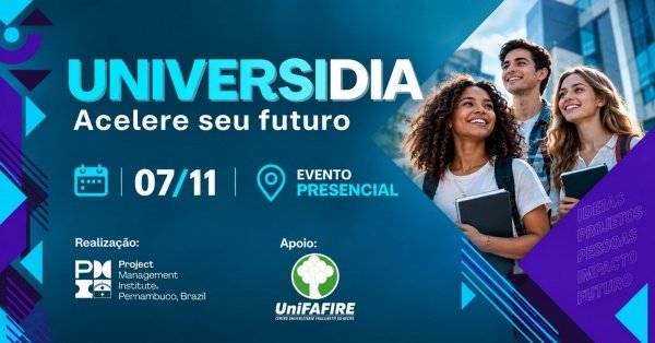 Imagem do evento UNIVERSIDIA PMI-PE 2026