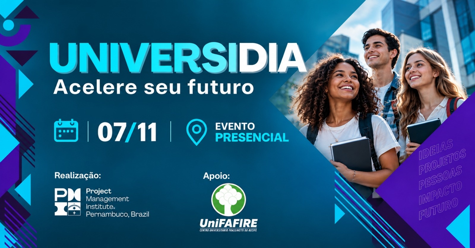 Imagem da fonte — UNIVERSIDIA PMI-PE 2026