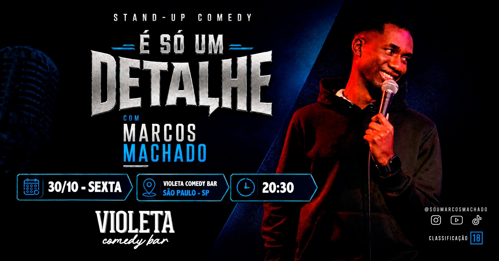 MARCOS MACHADO em É SÓ UM DETALHE na Rua Augusta!