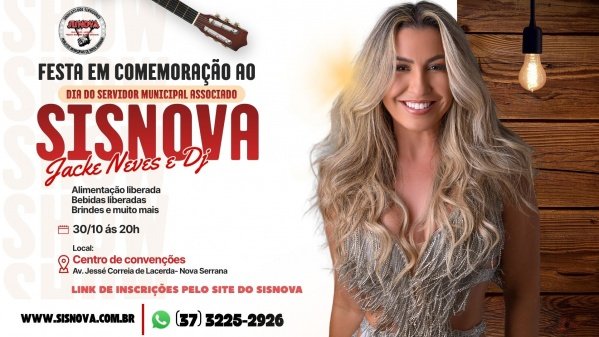 Imagem do evento Festa dos Servidores Associados Sisnova