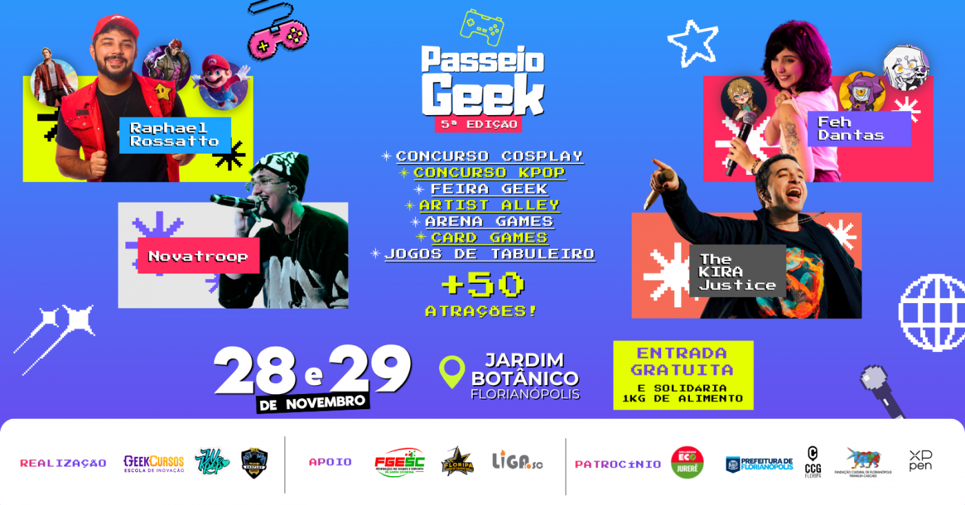 Imagem da fonte — Passeio Geek 5° Edição