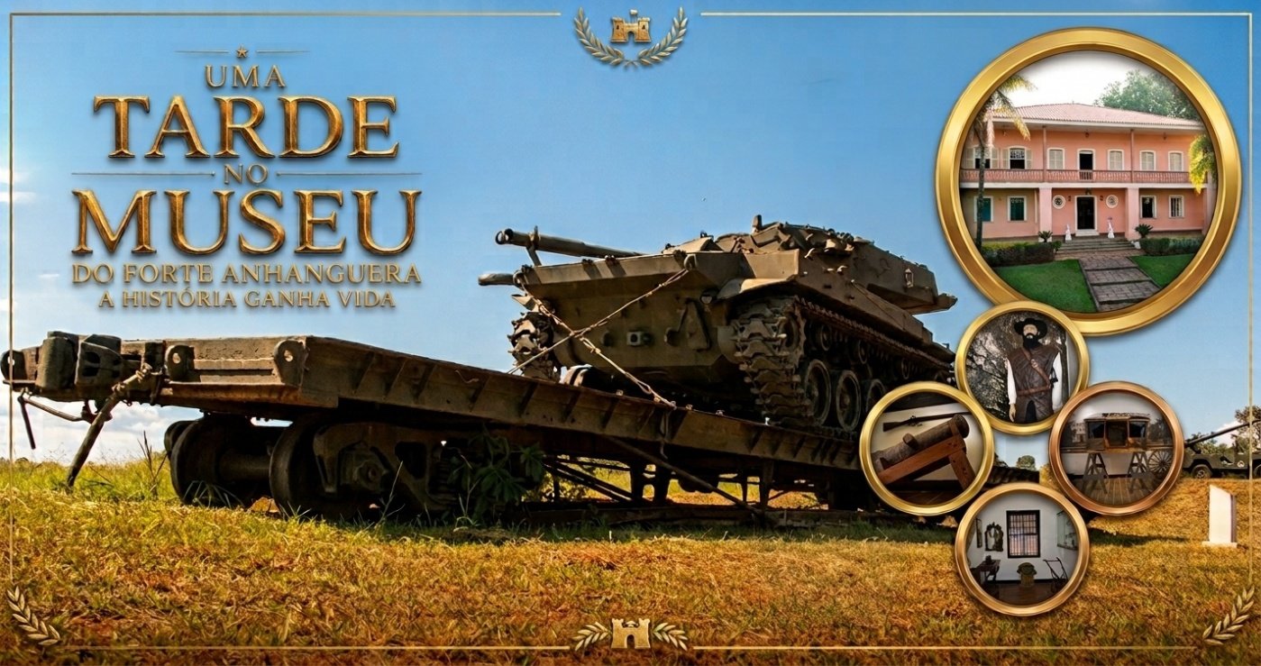Imagem publicada pela fonte para Uma Tarde no Museu do Forte Anhanguera