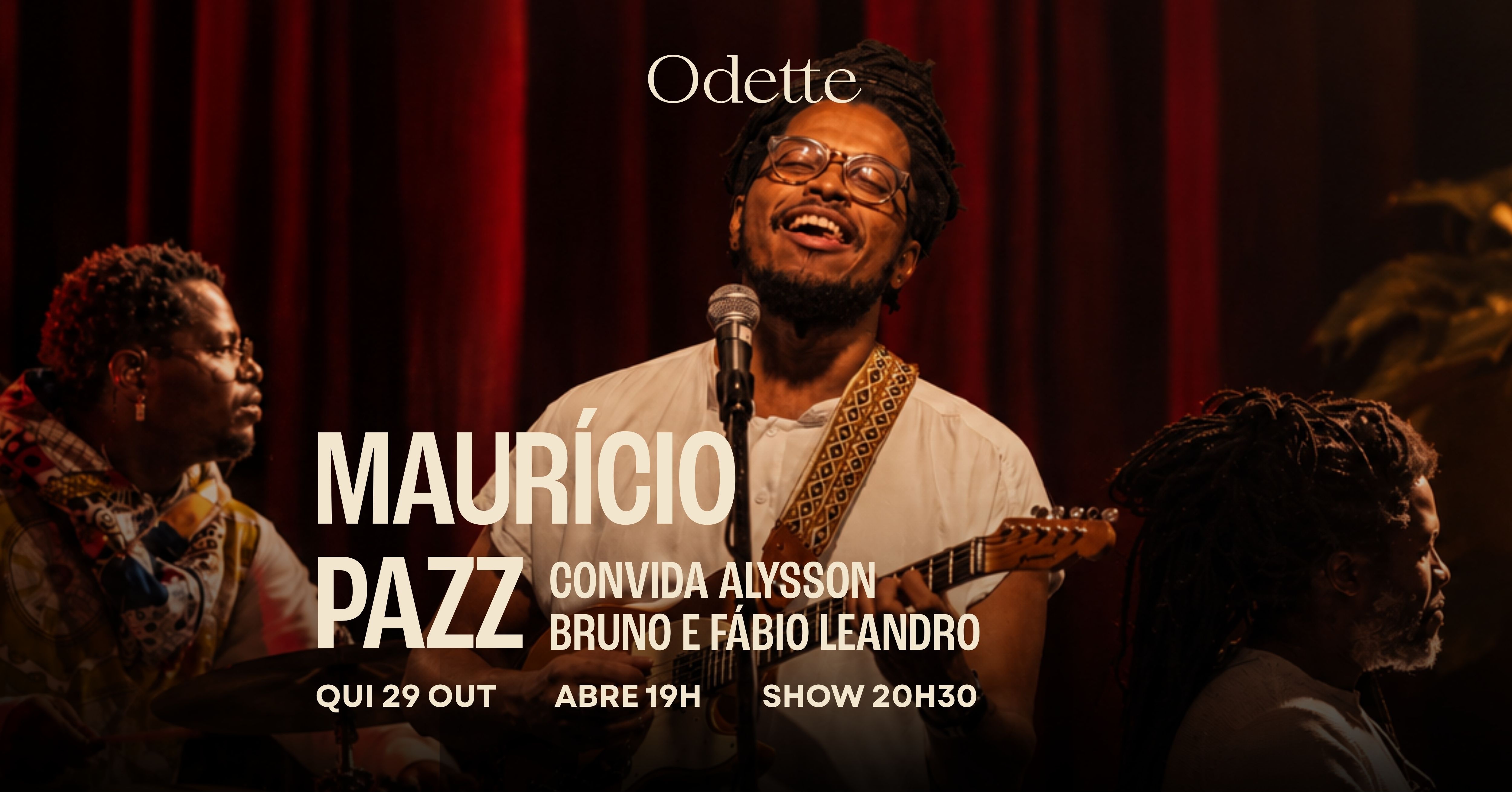 Odette apresenta Maurício Pazz convida Alysson Bruno e Fábio Leandro