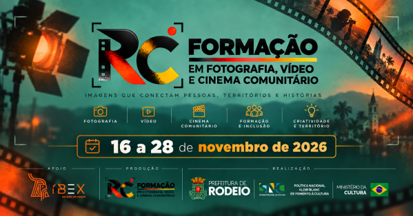 Imagem do evento Oficina Gratuita de Cinema básico- Rodeio - SC