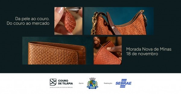 Imagem do evento Evento - Couro da Tilápia: Oportunidades e Tendências - Da pele ao couro. Do couro ao mercado.