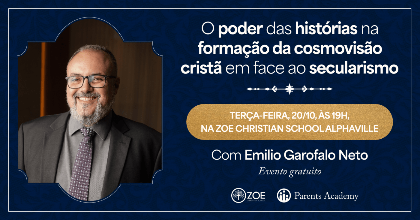Imagem publicada pela fonte para O poder das histórias na formação da cosmovisão cristã em face ao secularismo | Emílio Garofalo Neto