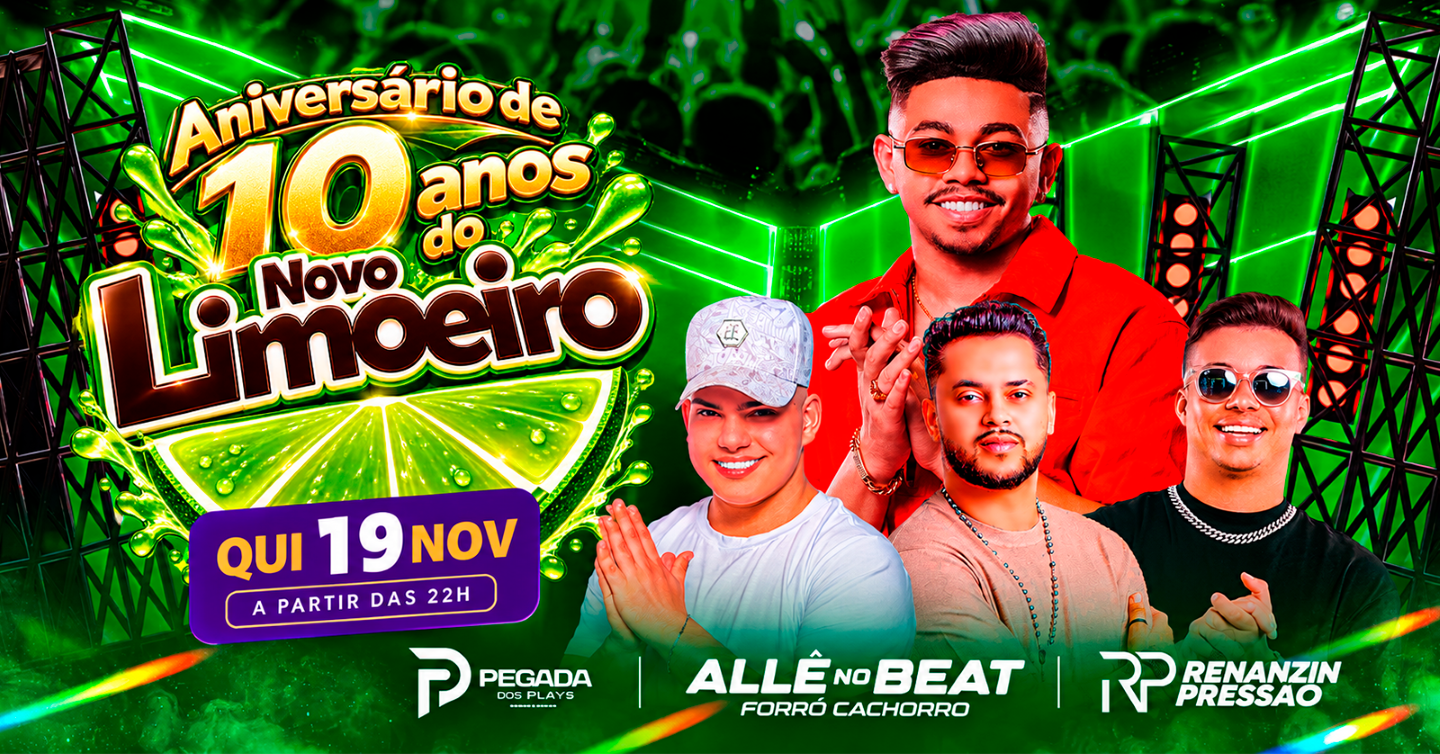 Imagen de la fuente — Allê no Beat no Aniversário de 10 Anos do Novo Limoeiro