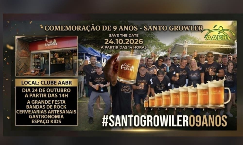 Imagen de la fuente — Santo Growler - Aniversário de 9 anos