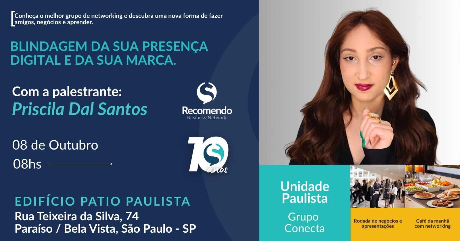 Recomendo São Paulo - Grupo Conecta - O melhor café com networking da cidade.