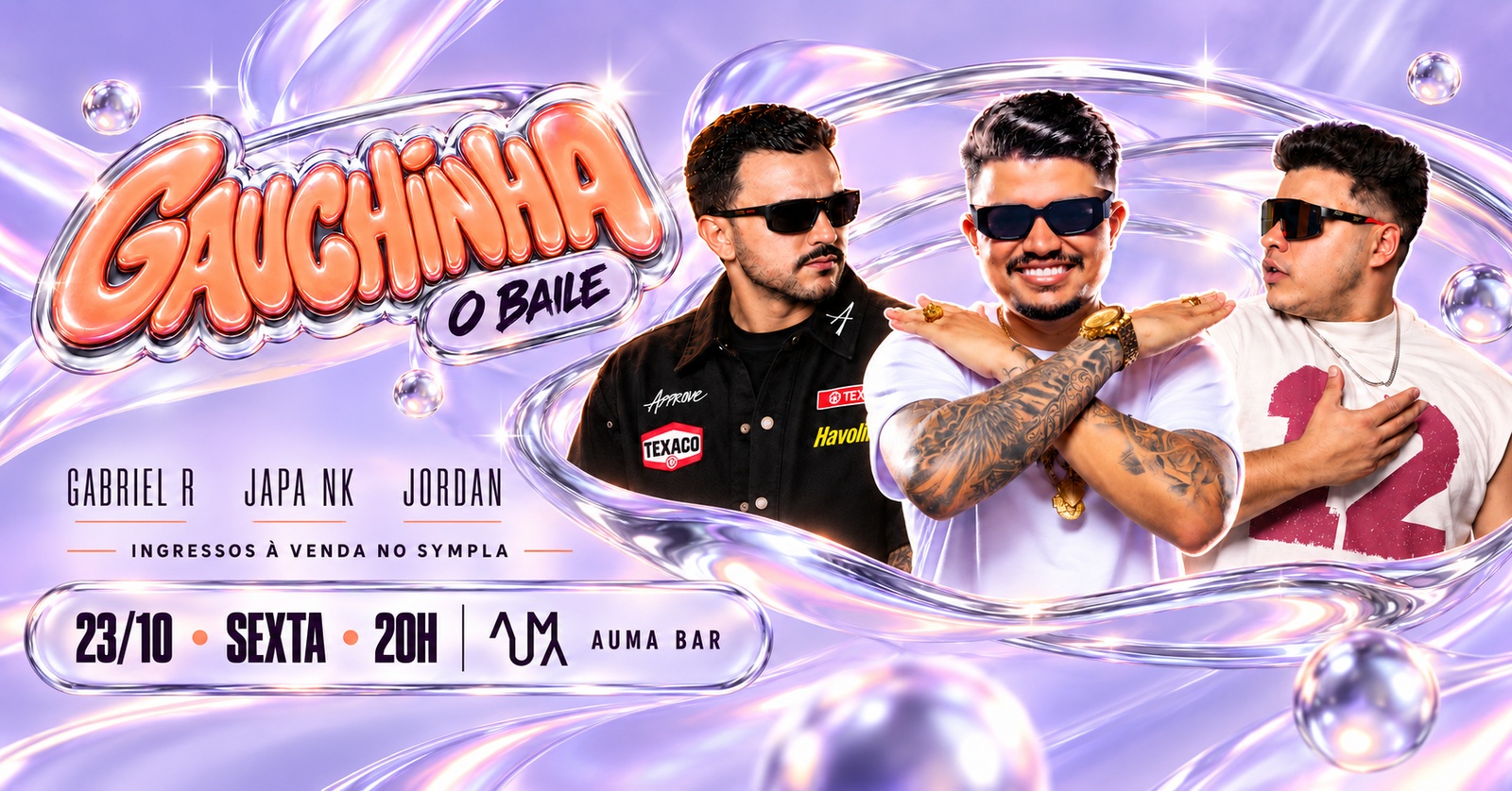 Imagem da fonte — GAUCHINHA A FESTA COM JAPA NK // JORDAN // GABRIEL R 23.10 \\ AUMA BAR