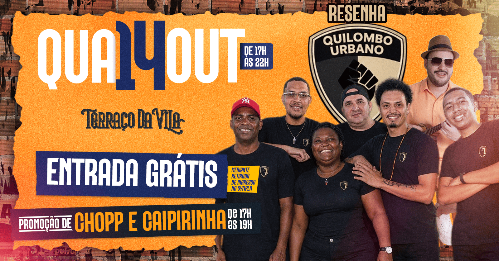 Source image — RESENHA DO QUILOMBO URBANO NO TERRAÇO DA VILA