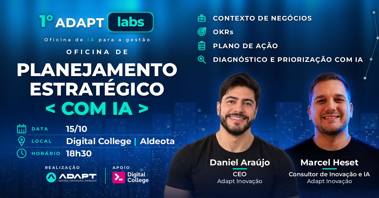 1ª Adapt Labs - Oficina de Planejamento Estratégico com IA