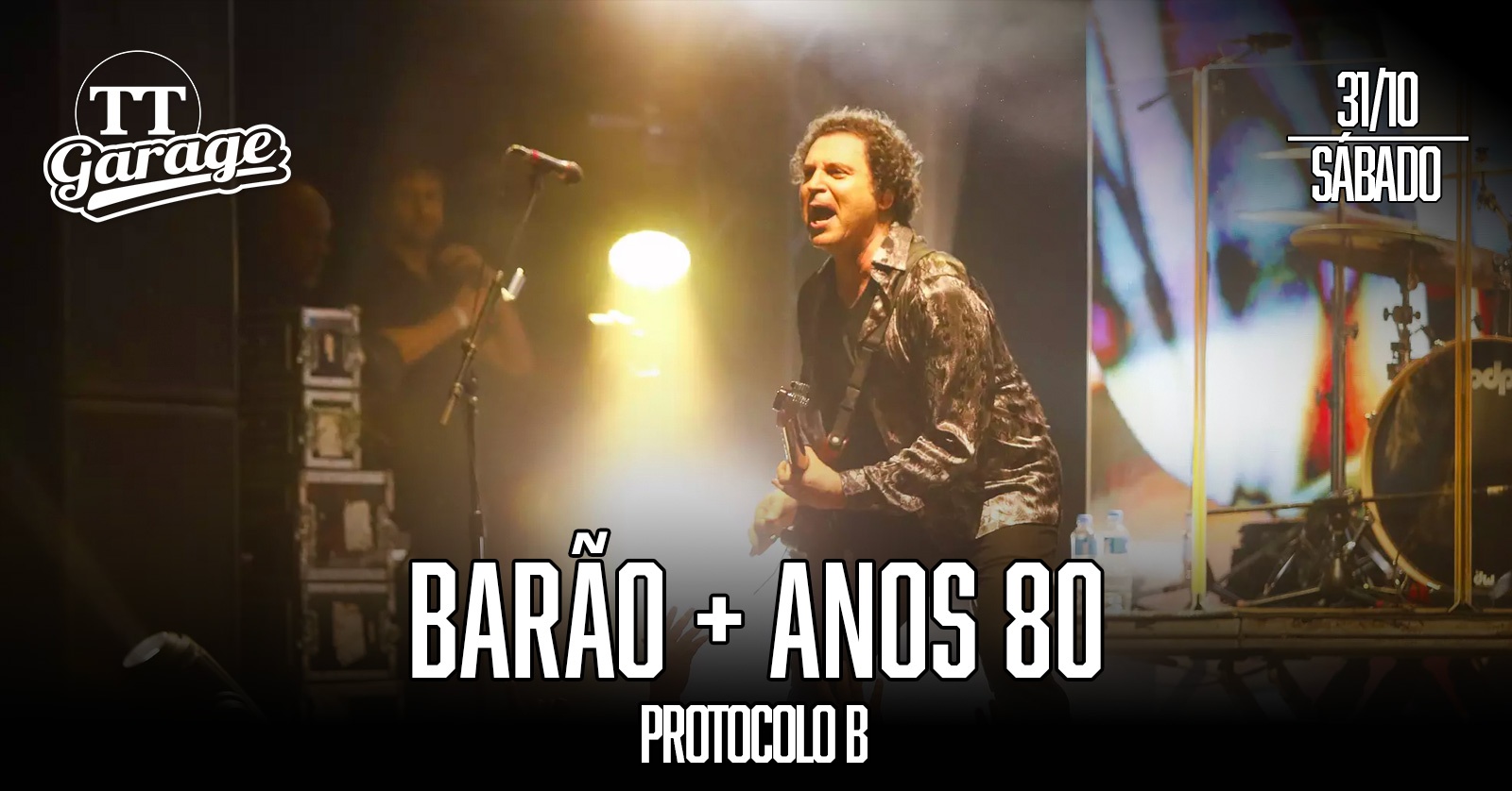 Imagem da fonte — Barão Vermelho + Rock Nacional Anos 80 com a banda Protocolo B - Sábado - 31/10