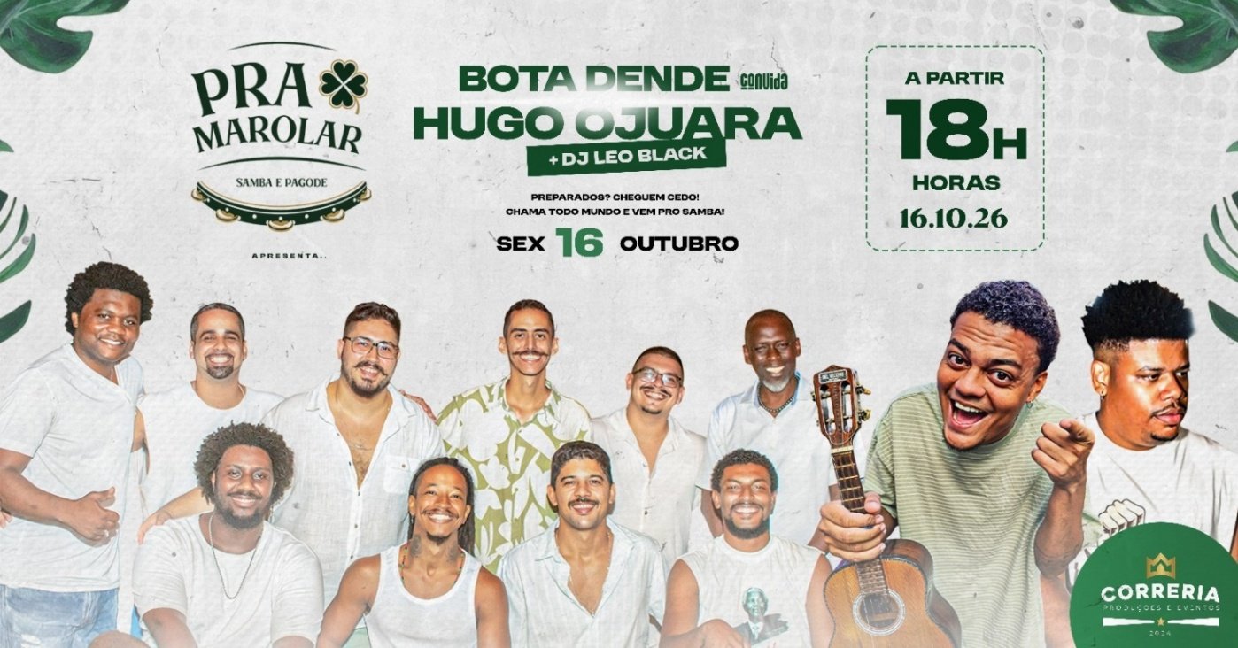 Imagem publicada pela fonte para Pra Marolar Samba e Pagode