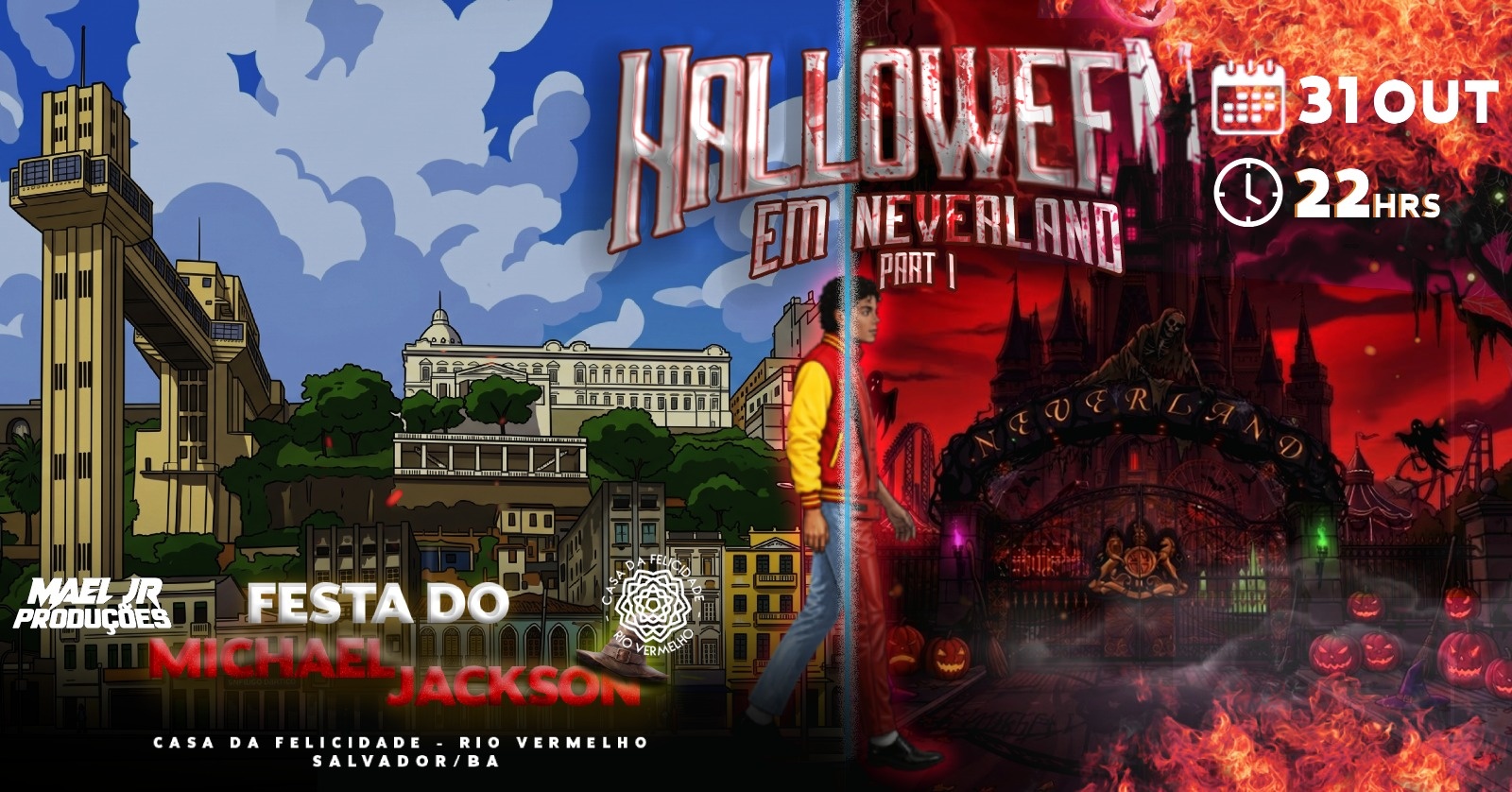 Imagem da fonte — FESTA DO MICHAEL JACKSON - HALLOWEEN EM NEVERLAND