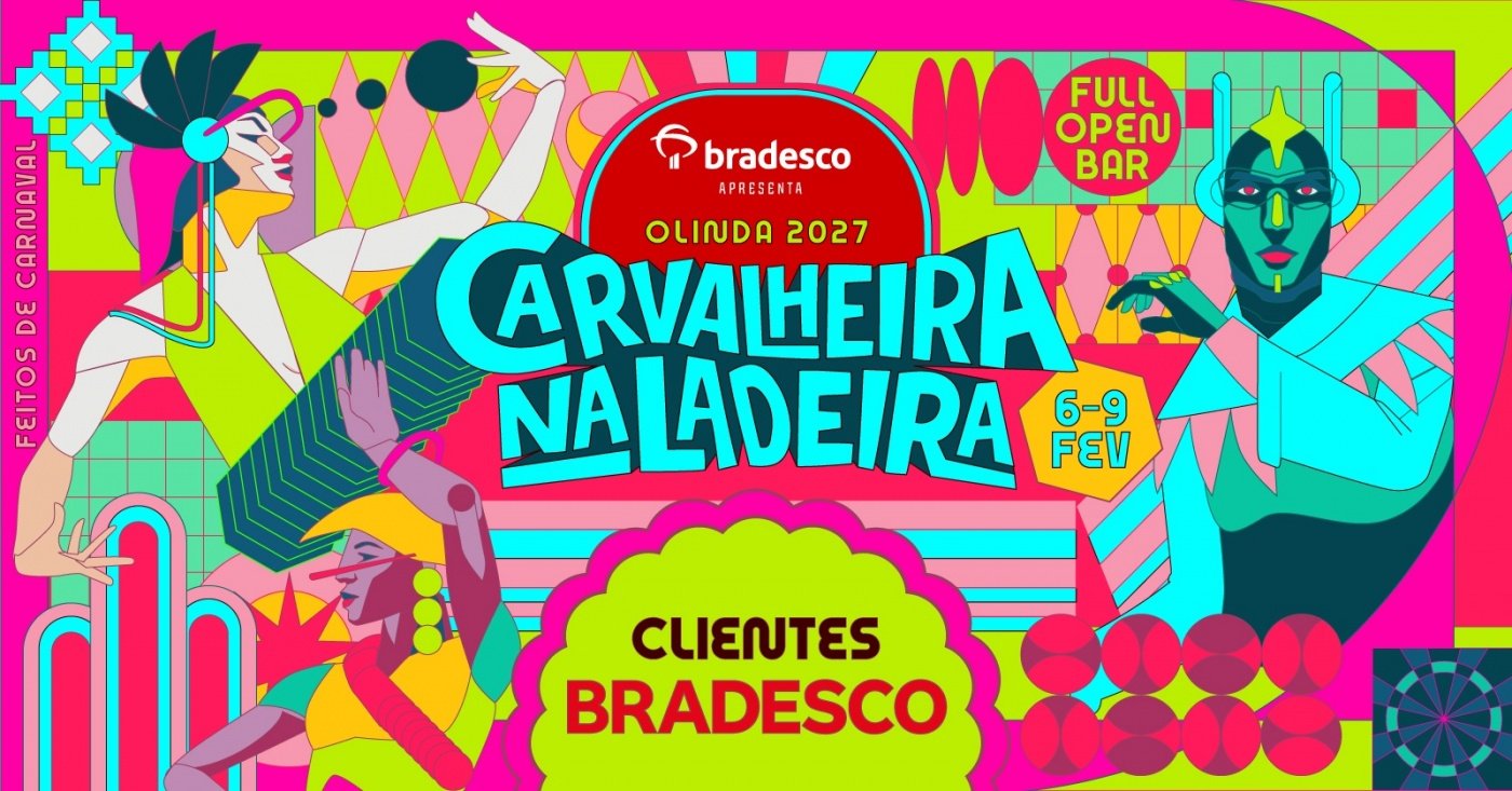 Flyer: CARVALHEIRA NA LADEIRA 2027 | Bradesco