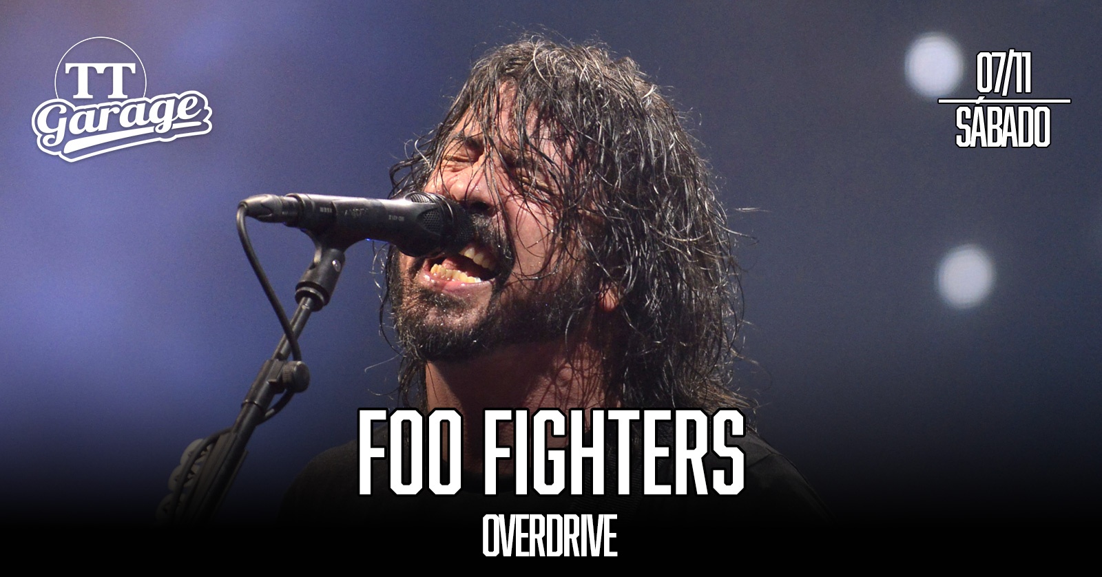Imagem da fonte — Tributo Foo Fighters com a banda Overdrive - Sábado - 07/11