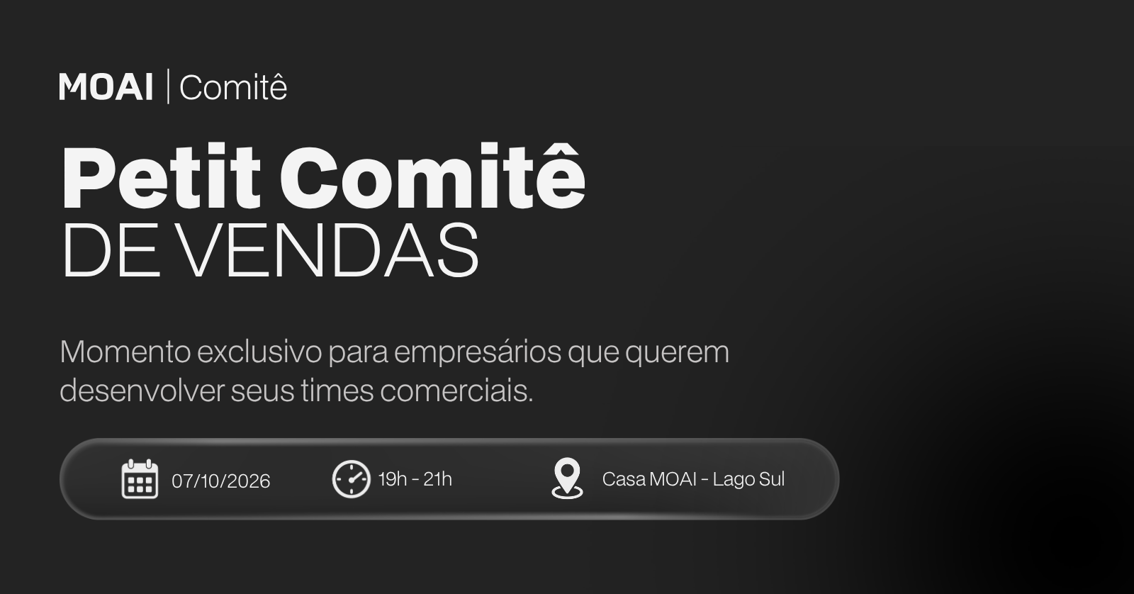 Imagem da fonte — MOAI Comitê | Petit Comitê de Vendas