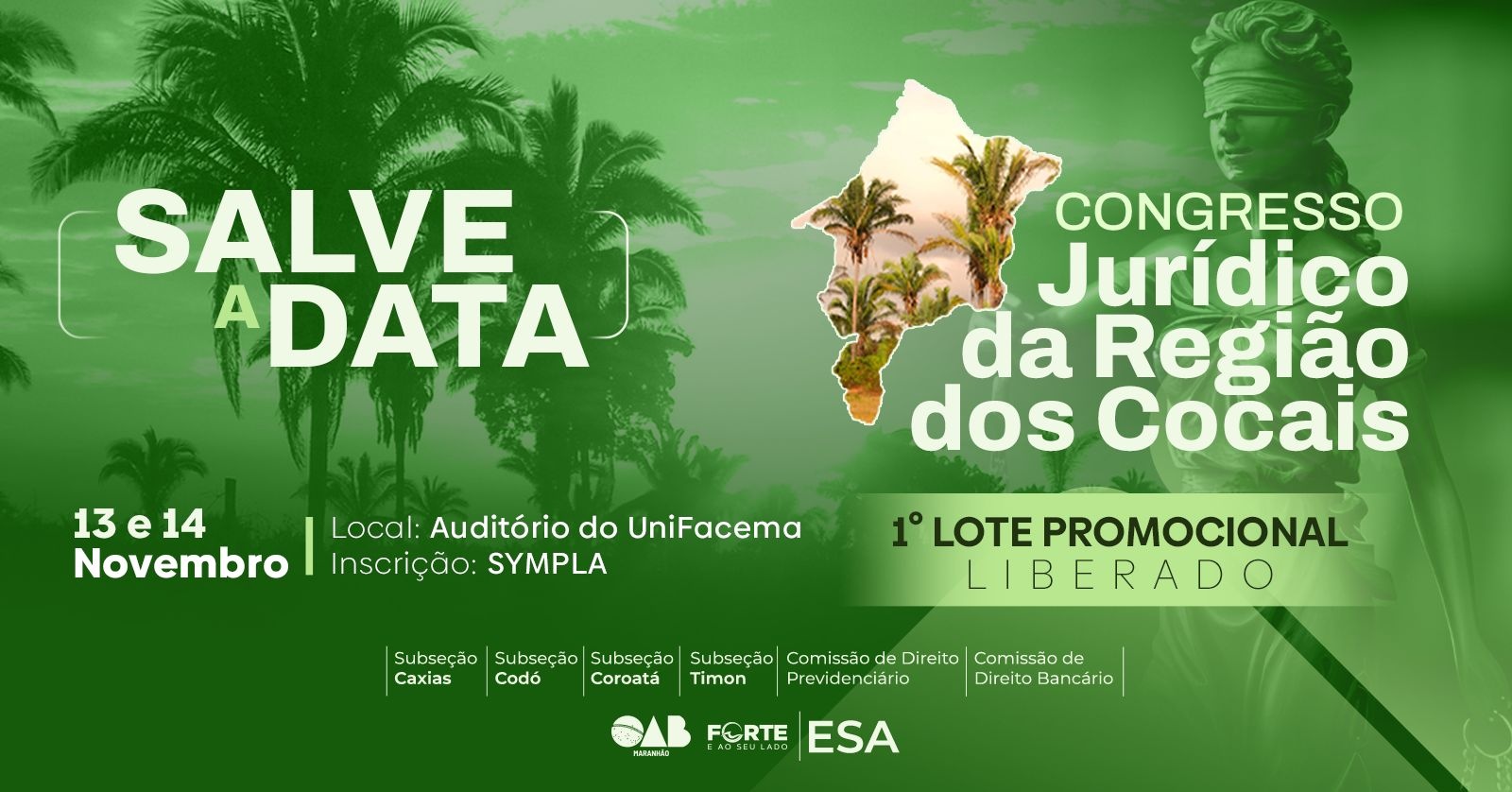 CONGRESSO JURÍDICO DA REGIÃO DOS COCAIS - OAB/MA