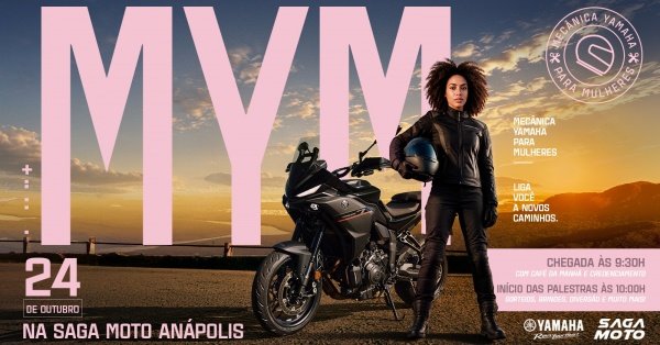 Imagem do evento SAGA MOTO - MECÂNICA YAMAHA PARA MULHERES