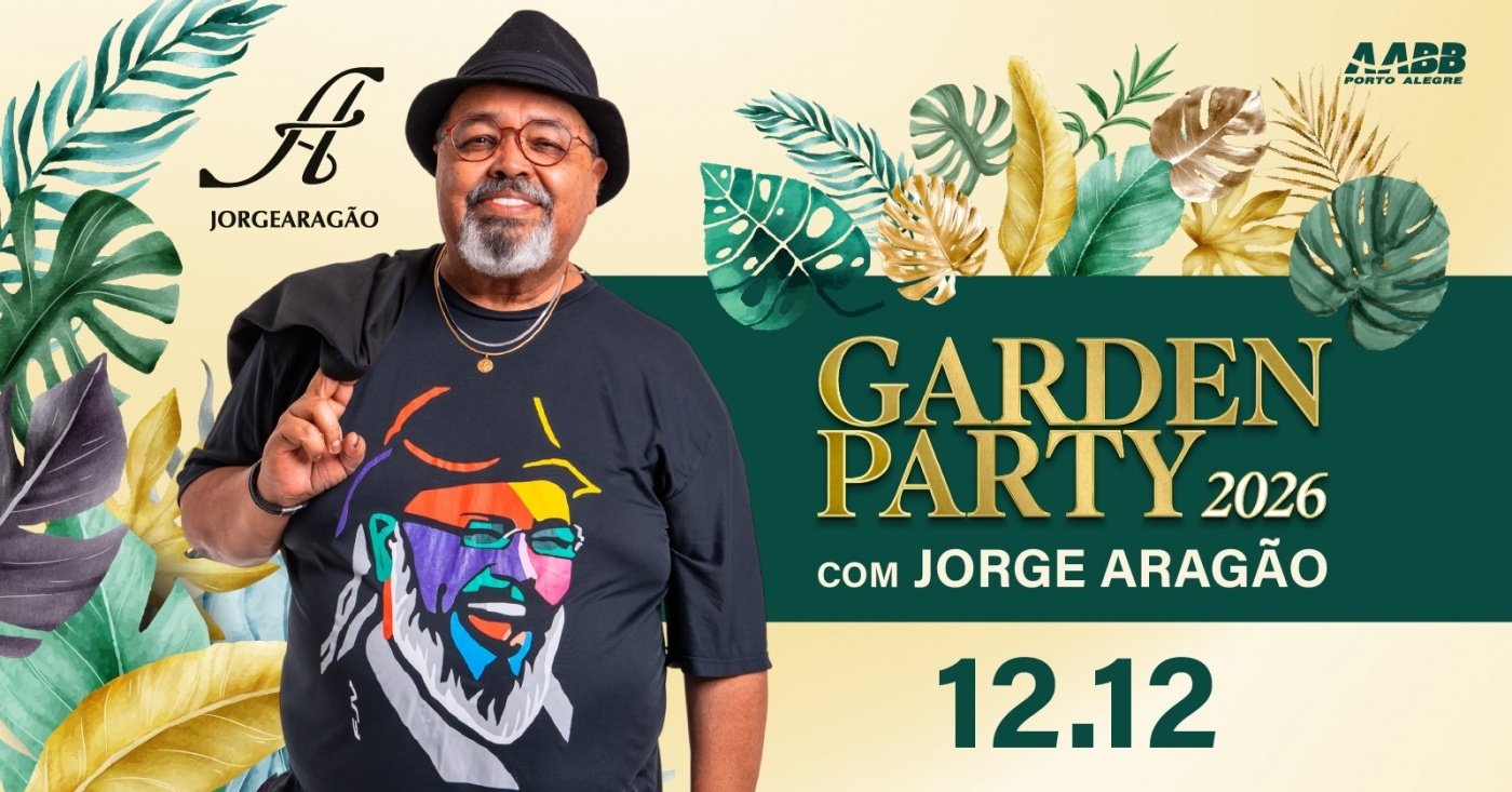 Imagem publicada pela fonte para Garden Party com Jorge Aragão!