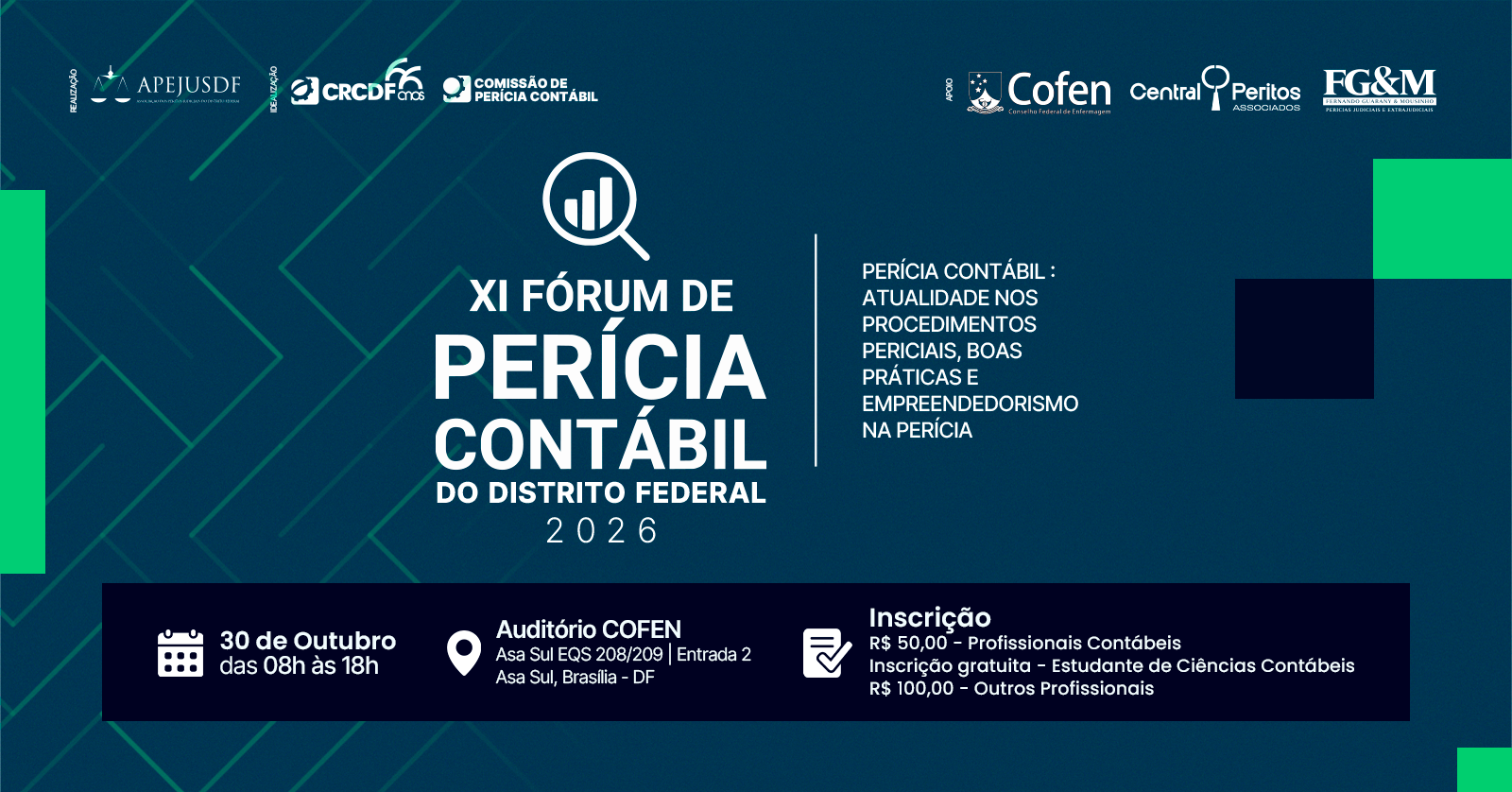 Imagen de la fuente — XI Fórum de Perícia Contábil do Distrito Federal