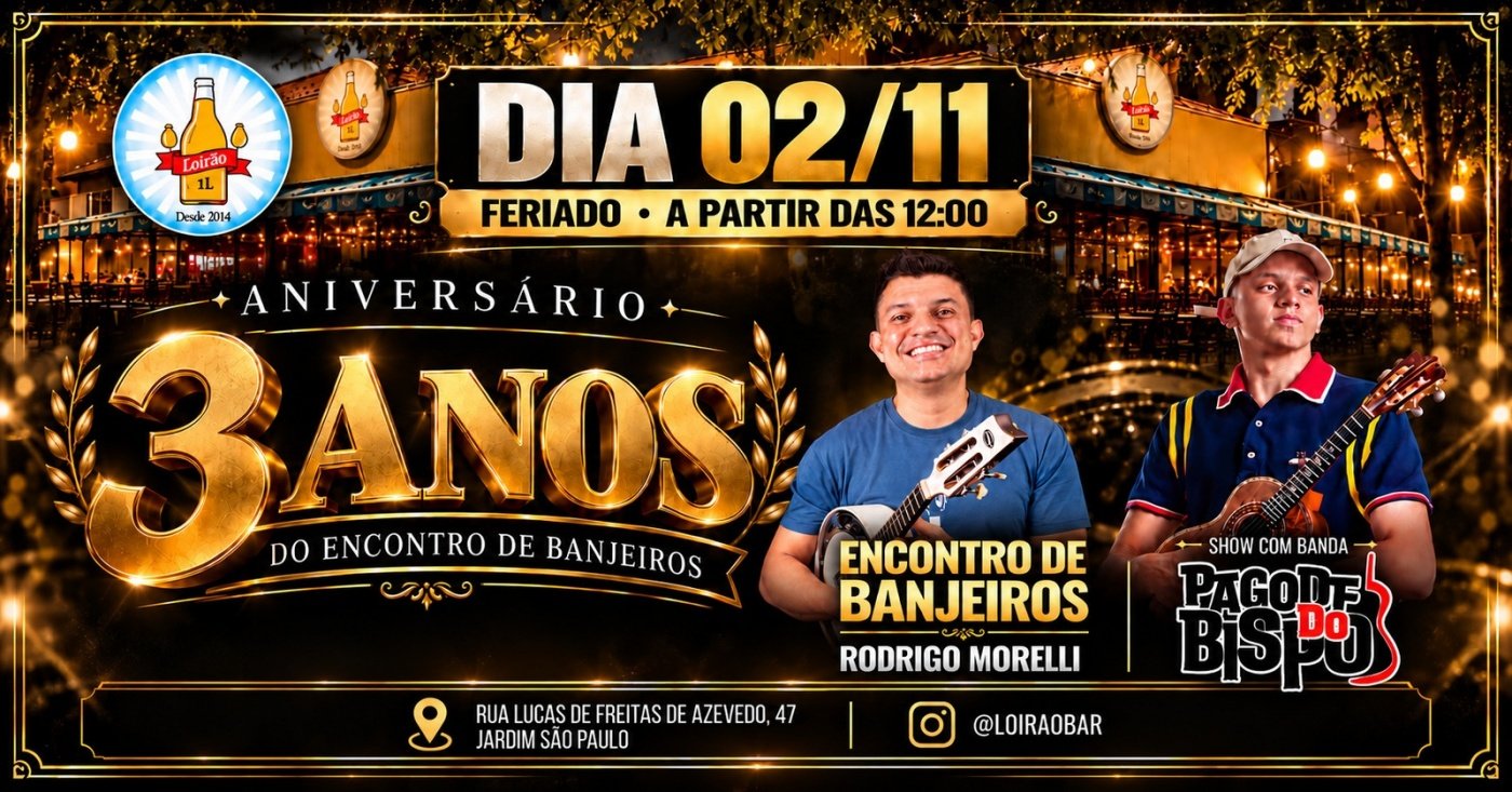 Source image — 3 Anos do Encontro de Banjeiros Rodrigo Morelli e Show com Thiago Bispo e Banda
