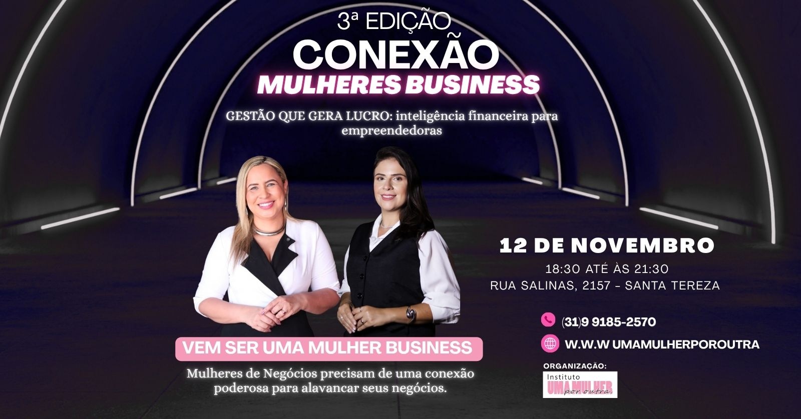 Imagen de la fuente — 3º CONEXÃO MULHERES BUSSINES - Gestão que gera lucro: Inteligência Financeira para Empreendedoras