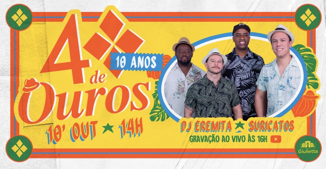 SAMBA 4 DE OUROS - 10 anos