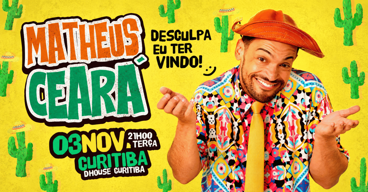 Imagem da fonte — Matheus Ceará em "Desculpa ter vindo!" / Stand Up Comedy