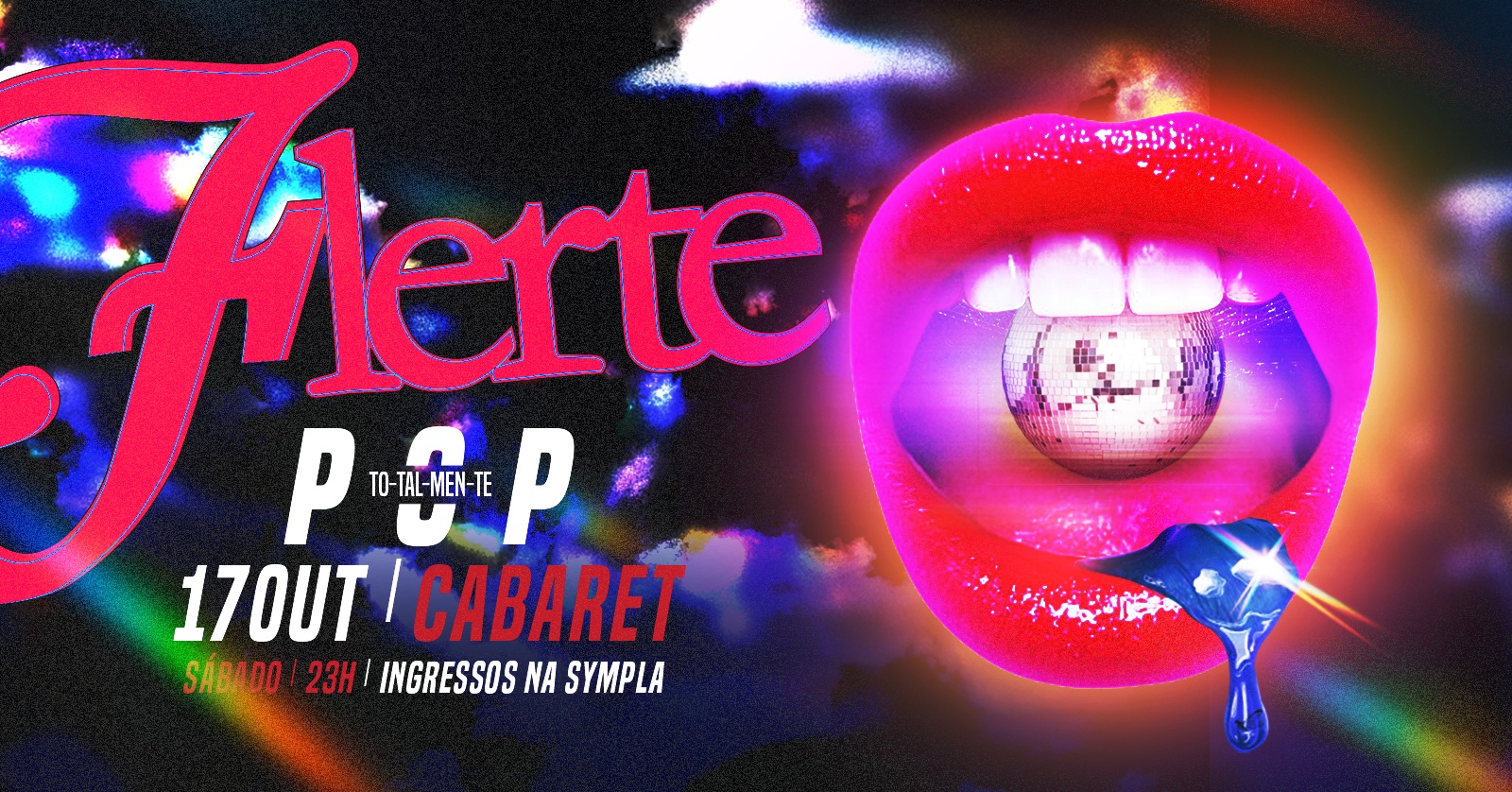 Imagem da fonte — FLERTE - POP - 17.10 - CABARET POA