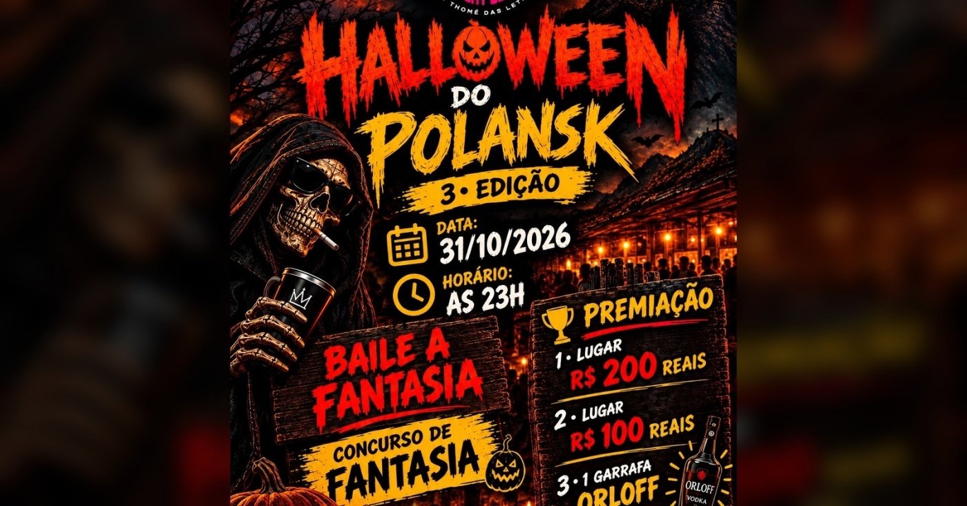 Imagem publicada pela fonte para Hallowen do Polansk 2026