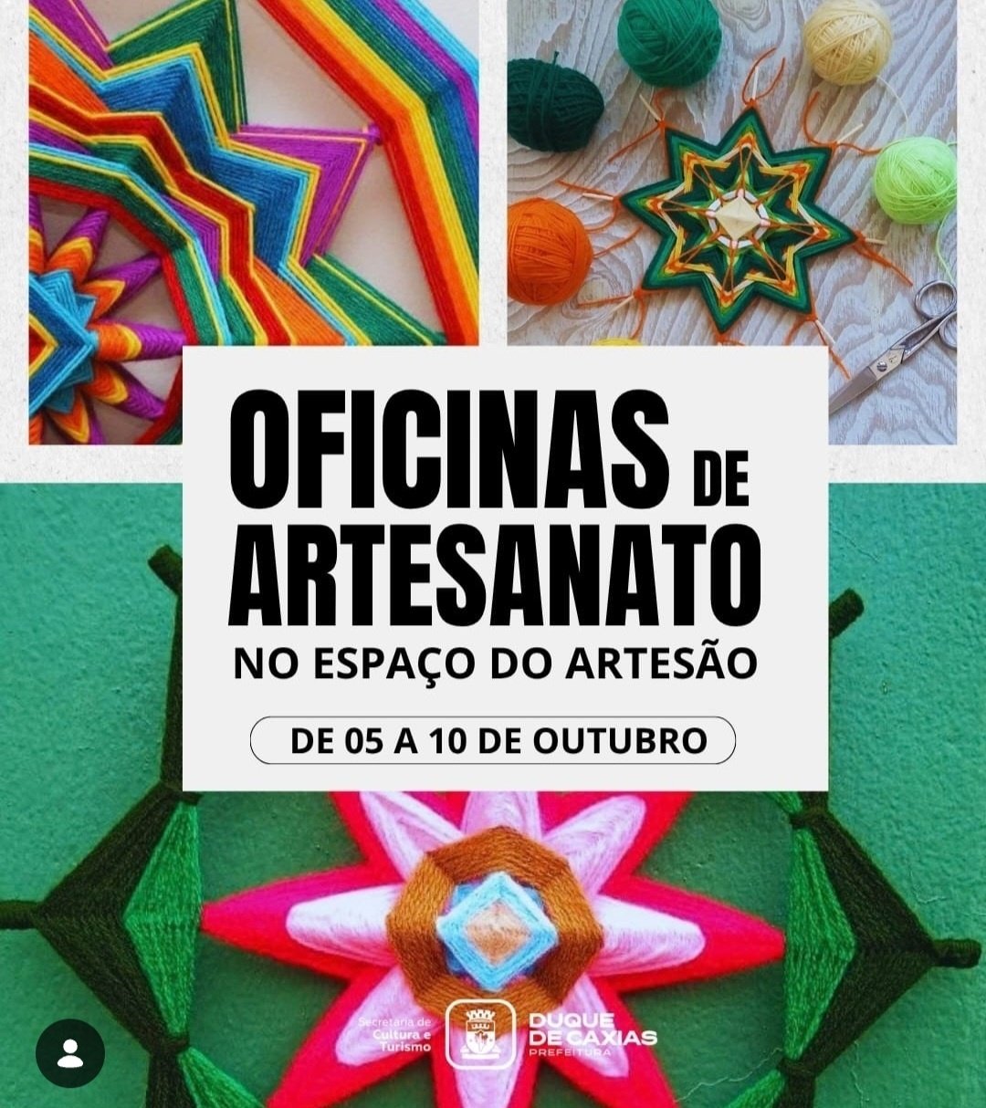 Imagem publicada pela fonte para Espaço do Artesão - Oficina de Macramê