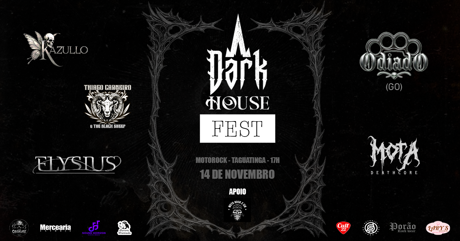 Imagem da fonte — DARK HOUSE FEST 1º EDIÇÃO