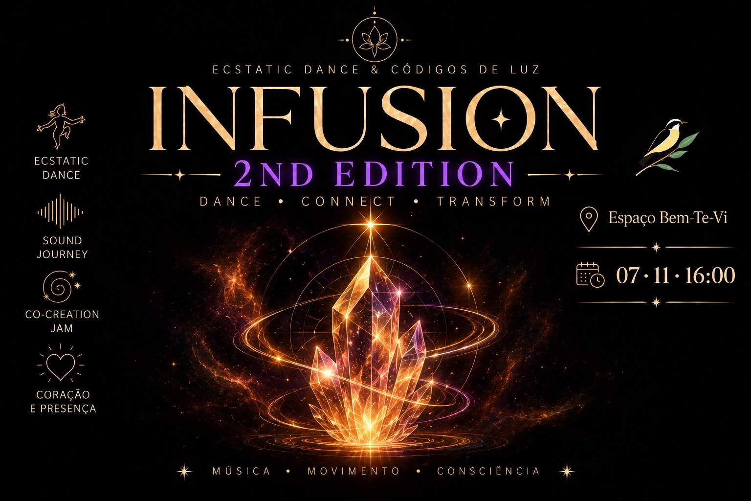Imagem da fonte — INFUSION Floripa - 2ª Edição - Dance, Connect, Transform