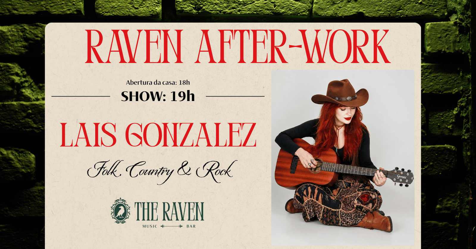 Raven After-Work com Lais Gonzalez