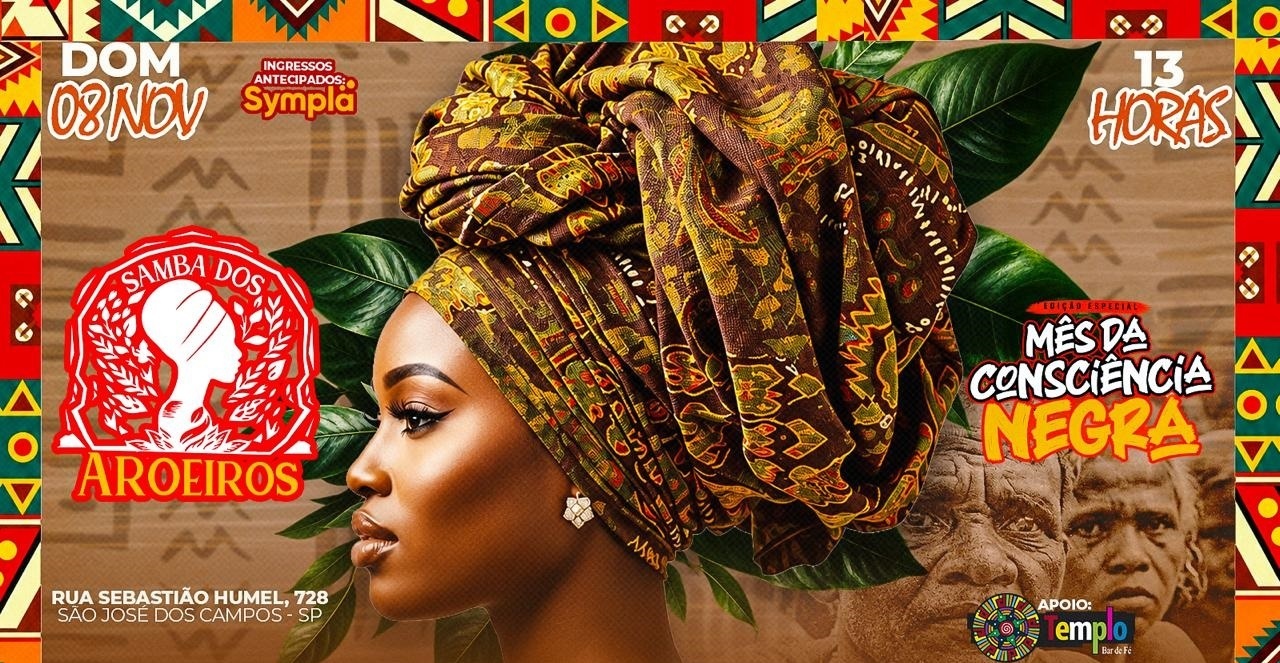 7ª Edição Samba dos Aroeiros - Comemoração ao dia da Consciência Negra - São José dos Campos, SP