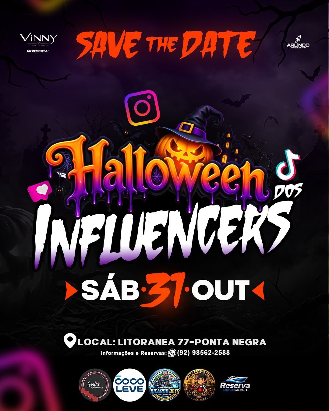 Imagem da fonte — Halloween dos Influencers