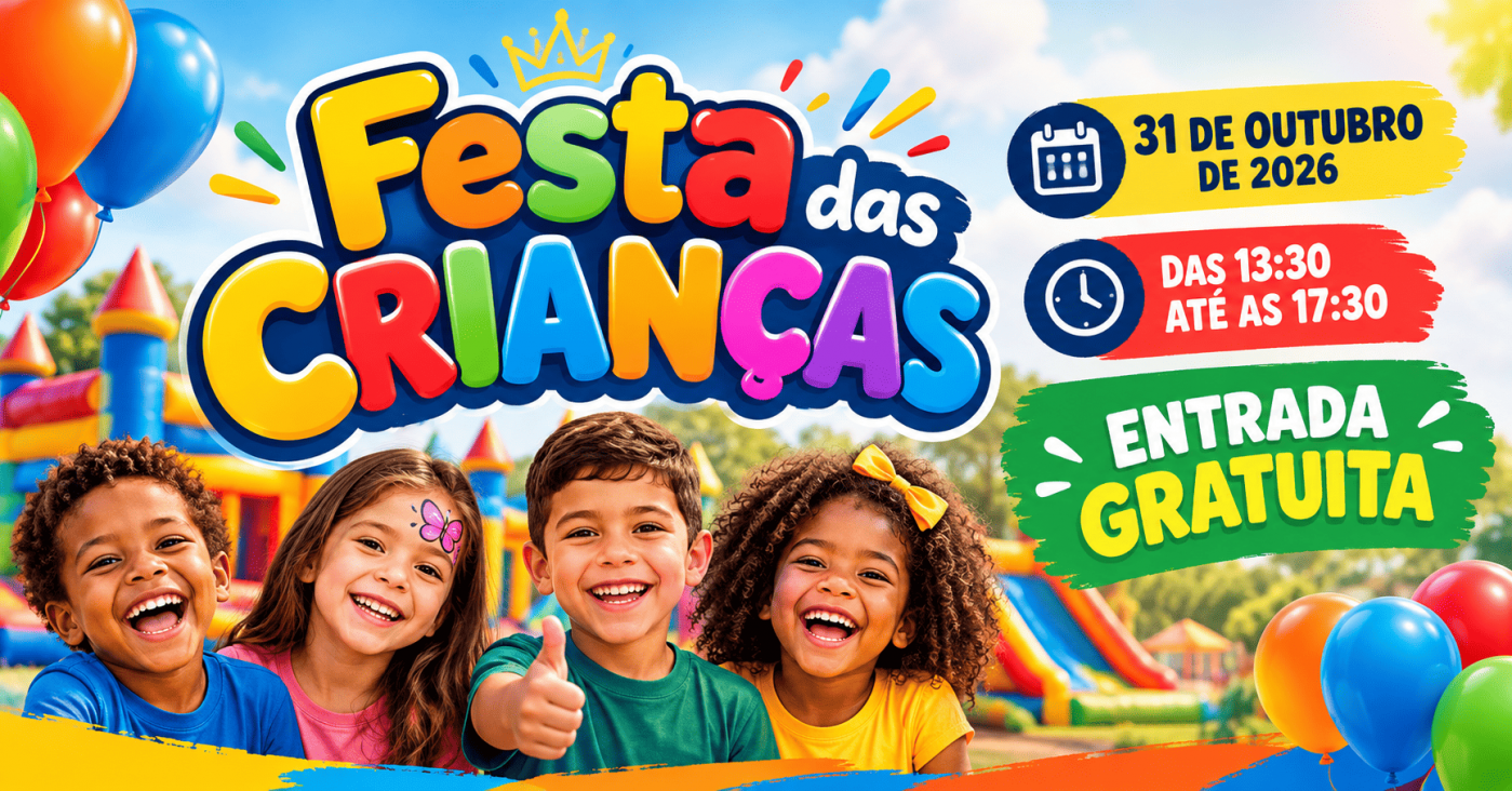 Imagem publicada pela fonte para Festa Das Crianças - Um Dia Cheio De Comunhão e Brincadeiras.